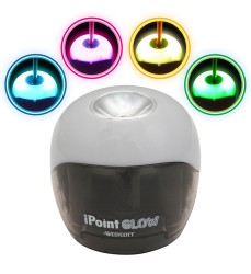 iPoint® Glow Color Changing Battery Pencil Sharpener