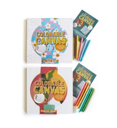 Colorable Canvas Wall Art Set 2-Pack