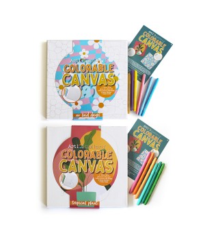Colorable Canvas Wall Art Set 2-Pack