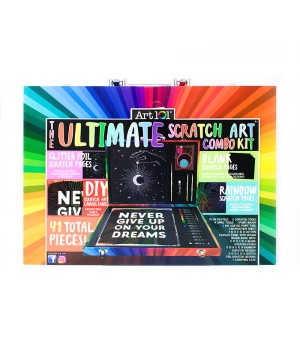Ultimate Scratch Art Combo Kit, 41 Pieces