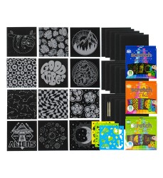 Scratch Art Kit 3-Pack