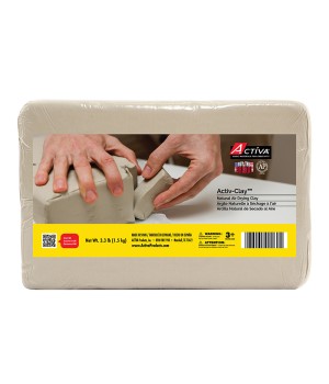 Activ-Clay Air Dry Clay, White, 3.3 lbs.