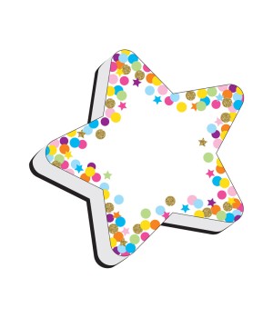 Magnetic Whiteboard Eraser, Star Confetti