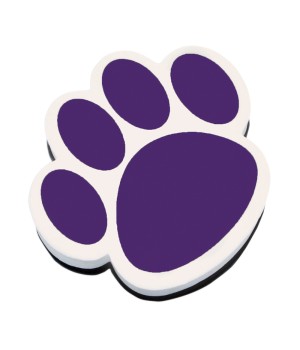 Magnetic Whiteboard Eraser, Purple Paw