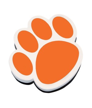 Magnetic Whiteboard Eraser, Orange Paw