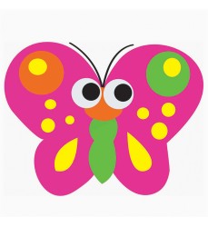 Magnetic Whiteboard Eraser, Butterfly