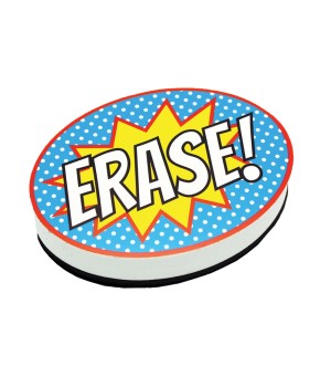 Magnetic Whiteboard Eraser, Superhero Erase!