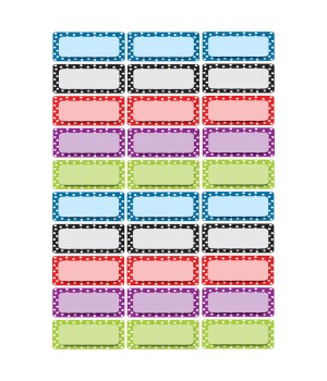 Die-Cut Magnetic Foam Color Dots Labels/Nameplates, Pack of 30