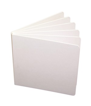 Blank Chunky Board Book, 5" x 5", White