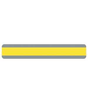 Double Wide Sentence Strip Reading Guide, 1-1/4" x 7-1/4", Yellow