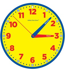 Time Zone 12" Instruction Clock