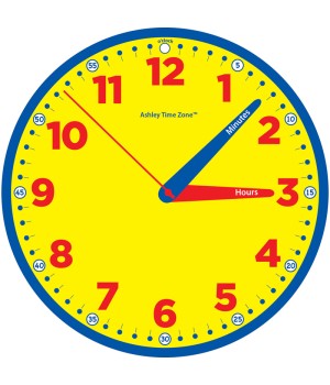 Time Zone 12" Instruction Clock