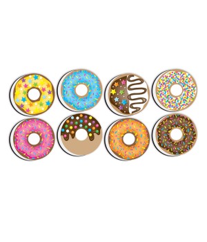 Non-Magnetic Mini Whiteboard Erasers, DonutFetti®, 8-Pack