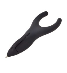 Ergo-Sof Retractable Ballpoint Pen, Black, Black Ink