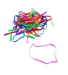 PlastiBands 4-1/4", Assorted Colors, Pack of 100