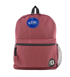 Basic Backpack 16" Burgundy