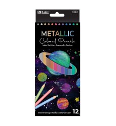Metallic Colored Pencils, Pack of 12