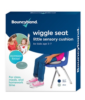 Little Wiggle Seat Sensory Cushion, Silver