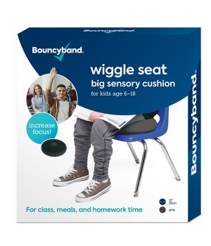 Big Wiggle Seat Sensory Cushion, Dark Gray