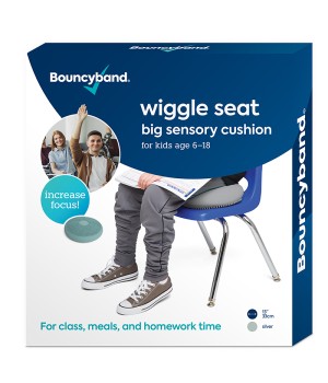 Big Wiggle Seat Sensory Cushion, Silver