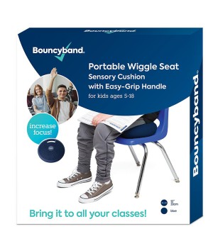 Portable Wiggle Seat Sensory Cushion, Blue