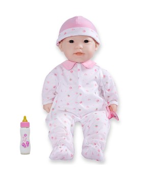 La Baby Soft 16" Baby Doll, Pink with Pacifier, Asian