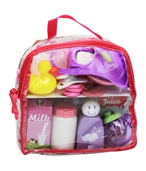 For Keeps! Baby Doll Essentials Accessory Bag, 20 Pieces