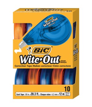 Wite-Out® Brand EZ Correct® Correction Tape, Pack of 10