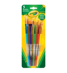 Arts & Crafts Brushes, 5 Count