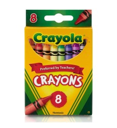 Crayons, Regular Size, 8 Colors
