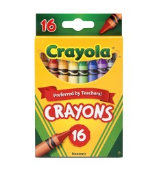 Crayons, Regular Size, 16 Colors