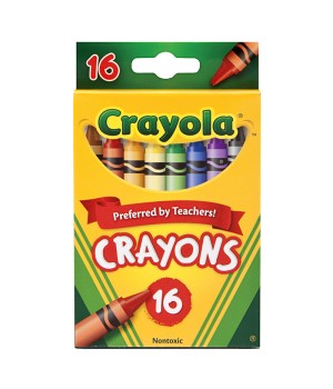 Crayons, Regular Size, 16 Colors