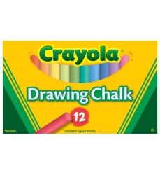 Colored Drawing Chalk, 12 Colors