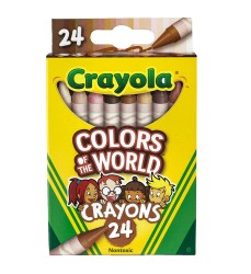 Colors of the World Crayons, 24 Colors
