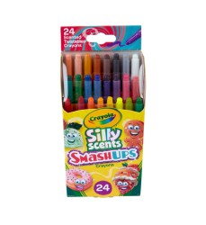 Silly Scents Smash Ups Mini Twistables Scented Crayons, 24 Count