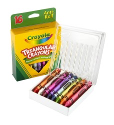 Triangular Crayons, 16 Count