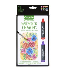 Signature Watercolor Crayons, Pack of 12