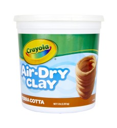 Air-Dry Clay, 5 lb. Tub, Terra Cotta
