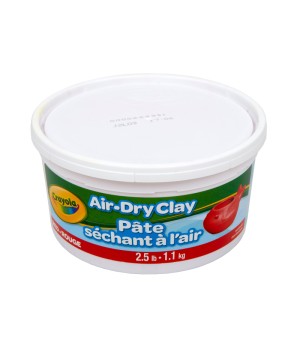 Air Dry Clay, 2.5lb Tub, Red