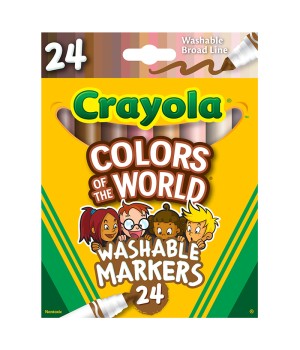 Colors of the World Markers, 24 Colors