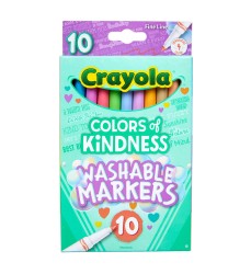 Colors of Kindness Fine Line Washable Markers, 10 Count