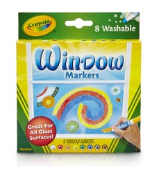 Washable Window Markers, 8 Count