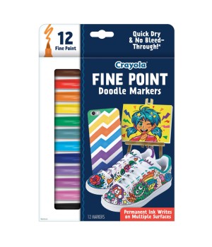 Doodle & Draw Fine Point Doodle Marker, 12 Count