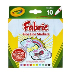 Fabric Markers, Fine Line, 10 Count