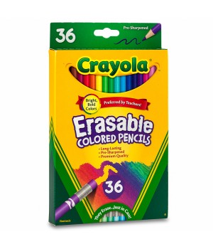 Erasable Colored Pencils, 36 Count