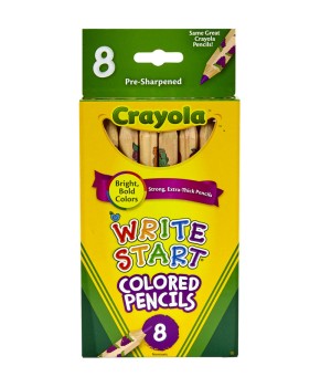 Write Start® Colored Pencils, 8 Colors