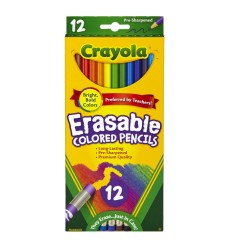 Erasable Colored Pencils, 12 Count