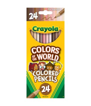 Colors of the World Colored Pencils, 24 Colors