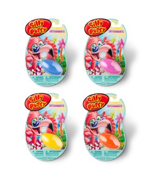 Silly Putty Assorted Superbright Colors, 1 Count