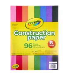 Construction Paper, 96 Sheets